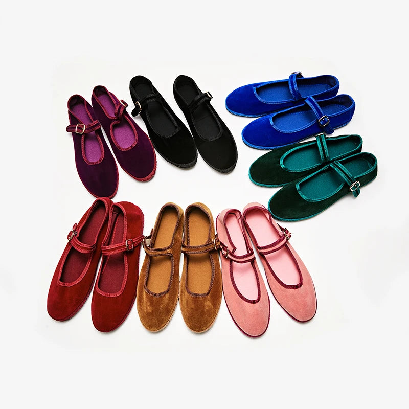 Damernas Mary Jane Flats Skor 3