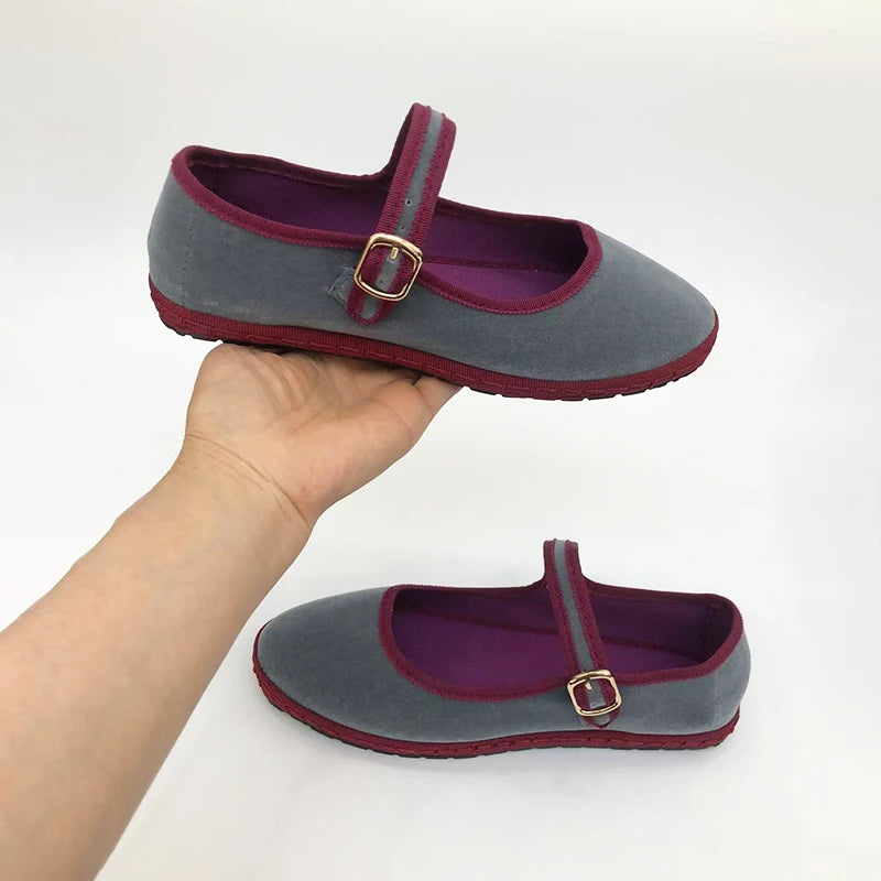 Damernas Mary Jane Flats Skor 4