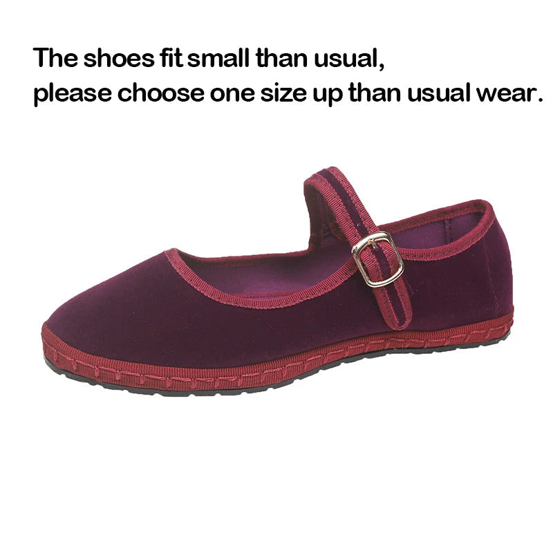 Damernas Mary Jane Flats Skor 6