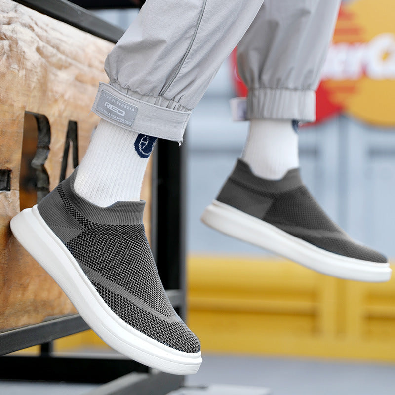 Damernas Slip-On Sneakers Sportig Stil 4