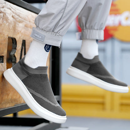 Damernas Slip-On Sneakers Sportig Stil 4