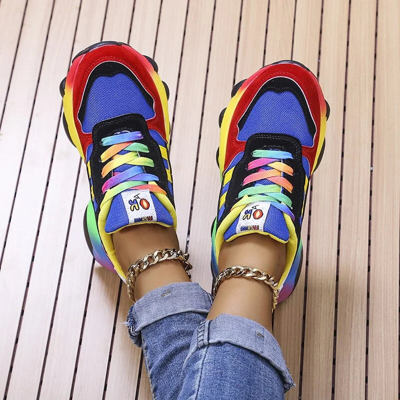 Damernas Sneakers med Stöd Modern Design för Vardags- och Sportbruk 2
