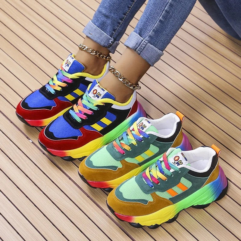 Damernas Sneakers med Stöd Modern Design för Vardags- och Sportbruk 3