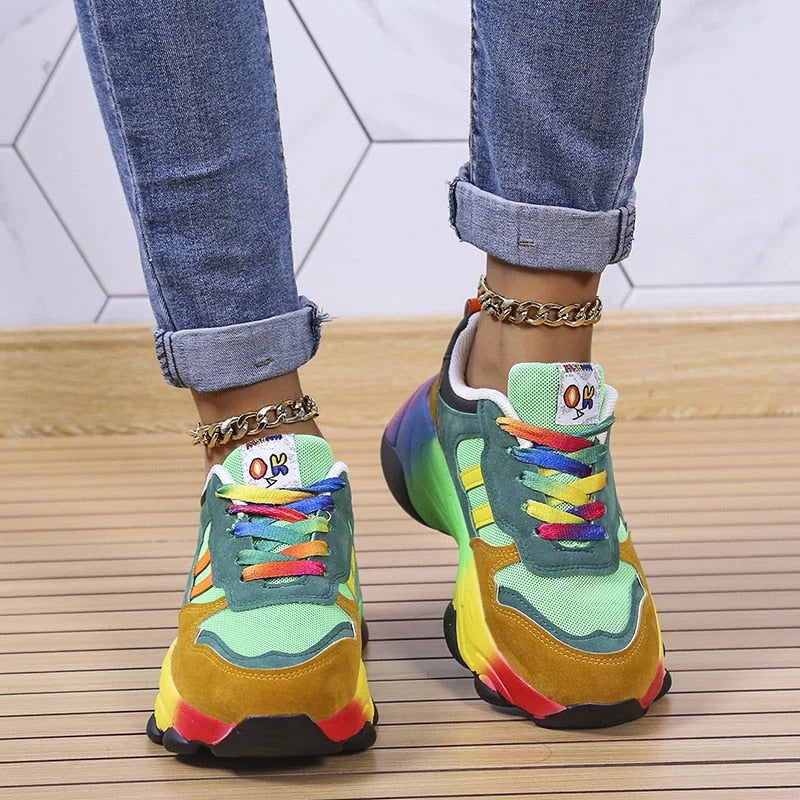 Damernas Sneakers med Stöd Modern Design för Vardags- och Sportbruk 6