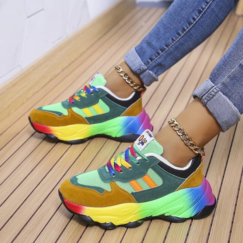 Damernas Sneakers med Stöd Modern Design för Vardags- och Sportbruk 9