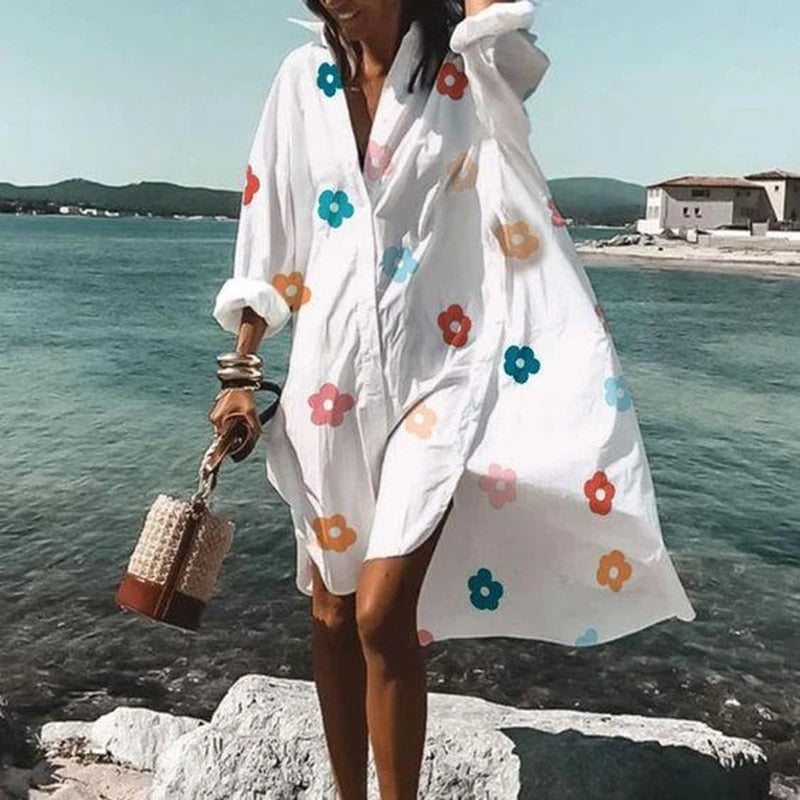 Damernas Sommarklänning Tidlös Design Lätt Material 2