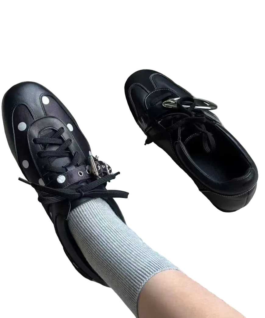 Damernas Spikade Flat Feet Skor 0