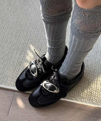 Damernas Spikade Flat Feet Skor 1