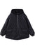 Damernas Svarta Hooded Zipparjacka med Patchwork 4