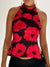 Damernas Tank Top Halterneck Tryckt Rygglös 13