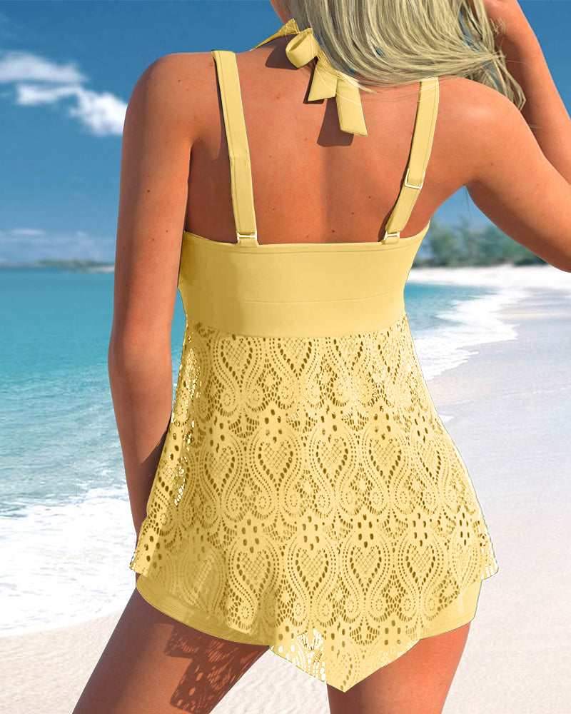 Damernas Tankini Set Bekväm och Stilren 5