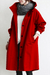 Damernas Trenchcoat med Huva och Vattentålig Design 5