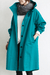 Damernas Trenchcoat med Huva och Vattentålig Design 6