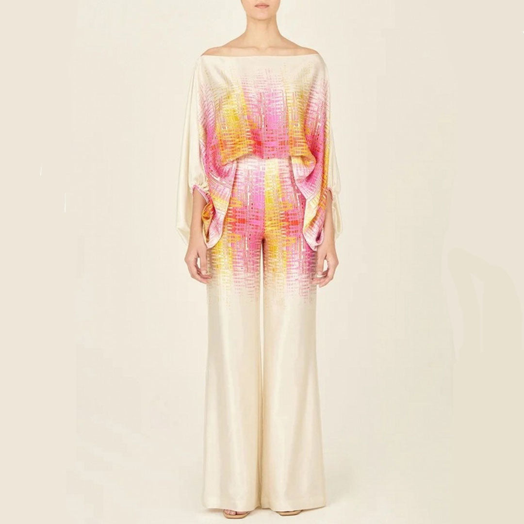 Damernas Tvådelade Sommarset med Off-Shoulder Ärmar 8