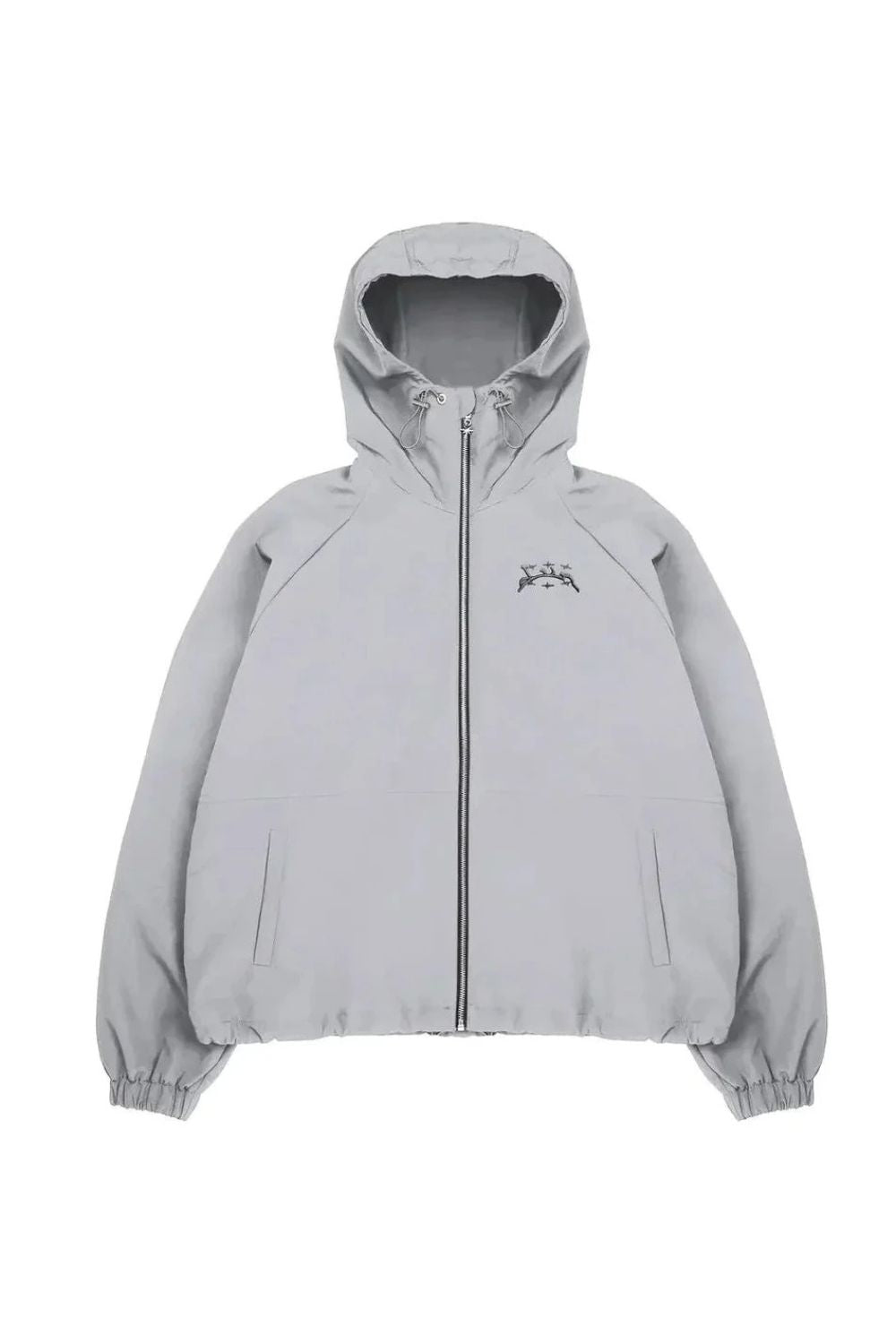 Damernas Vindjacka Med Huva Avslappnad Stil 2