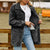 Damernas Vintage Denimjacka Klassisk Mid-längd Mjukt Material 2
