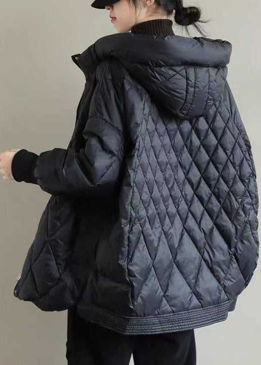 Damernas Vinterjacka med Dragkedja i Khaki 3