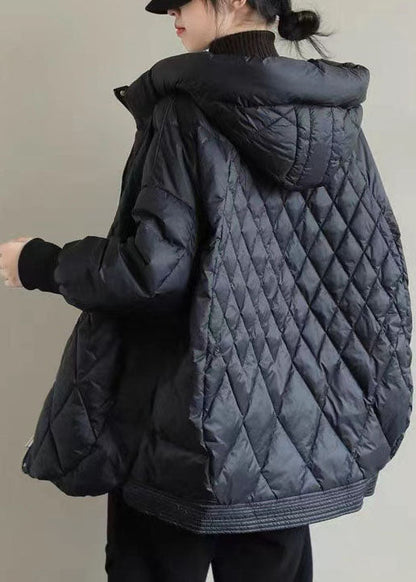 Damernas Vinterjacka med Dragkedja i Khaki 3