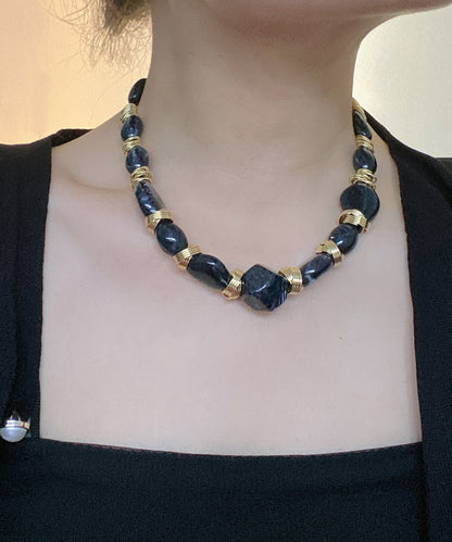 Damhalsband Boho Asymmetrisk med Pärlor 2