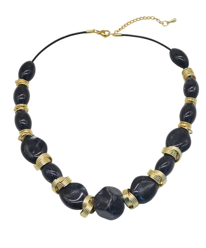 Damhalsband Boho Asymmetrisk med Pärlor 3