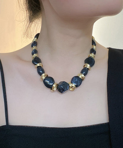 Damhalsband Boho Asymmetrisk med Pärlor 4