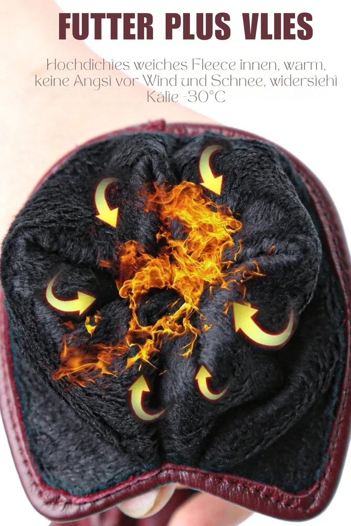 Damhandskar i konstläder för vinter, stiliga och hållbara 4