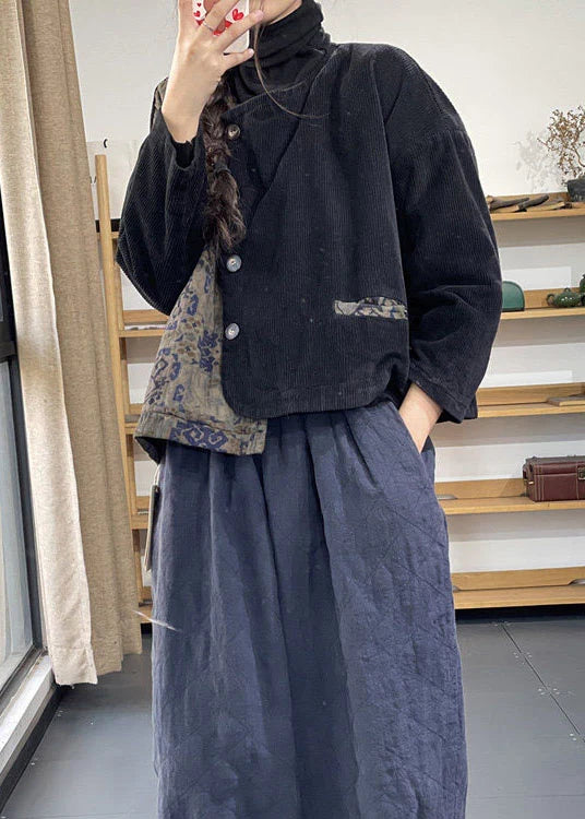 Damjacka Asymmetrisk Patchwork Stil 4