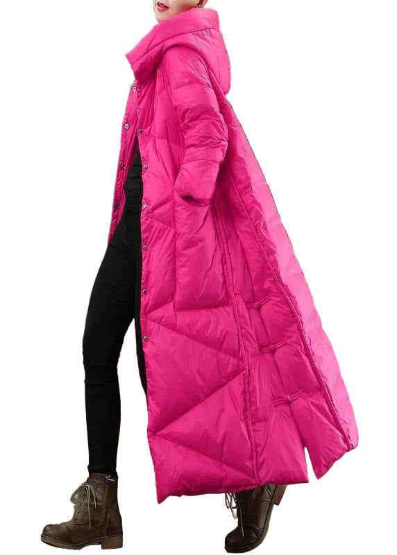 Damjacka Parkas med Huva och Lös Passform för Kalla Vinterdagar 0