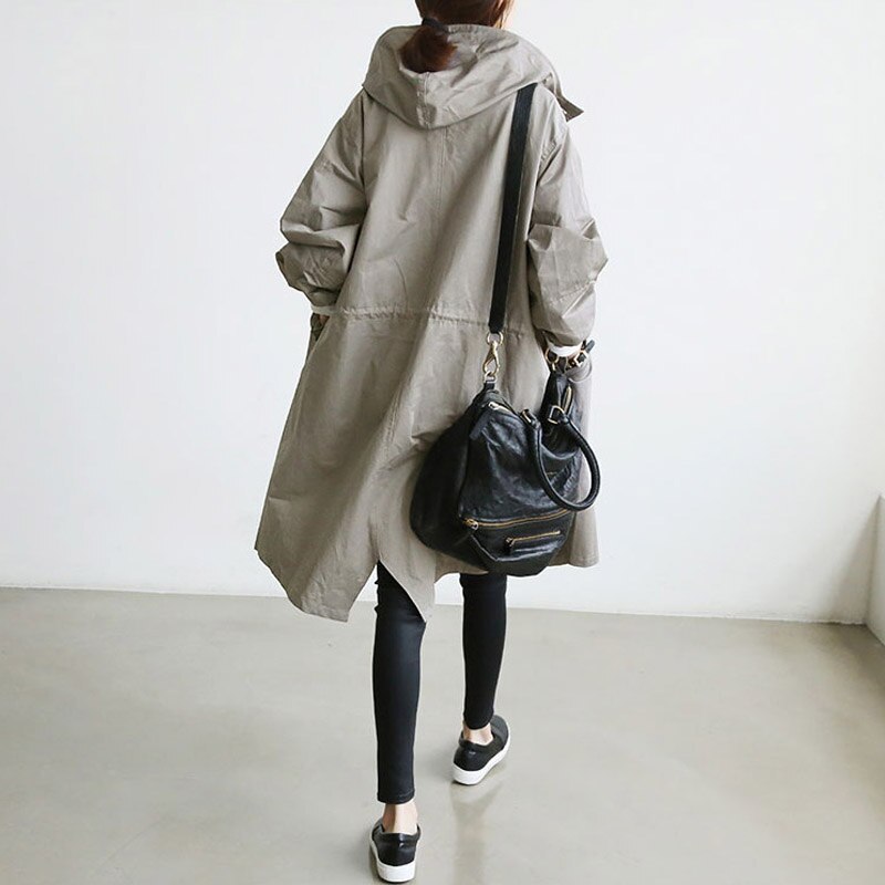 Damjacka Vattentät Trenchcoat Modern Design för Vardagsbruk 2