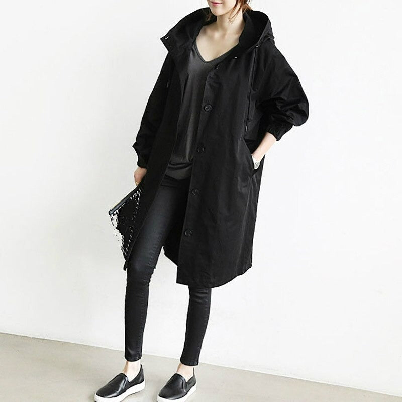 Damjacka Vattentät Trenchcoat Modern Design för Vardagsbruk 3