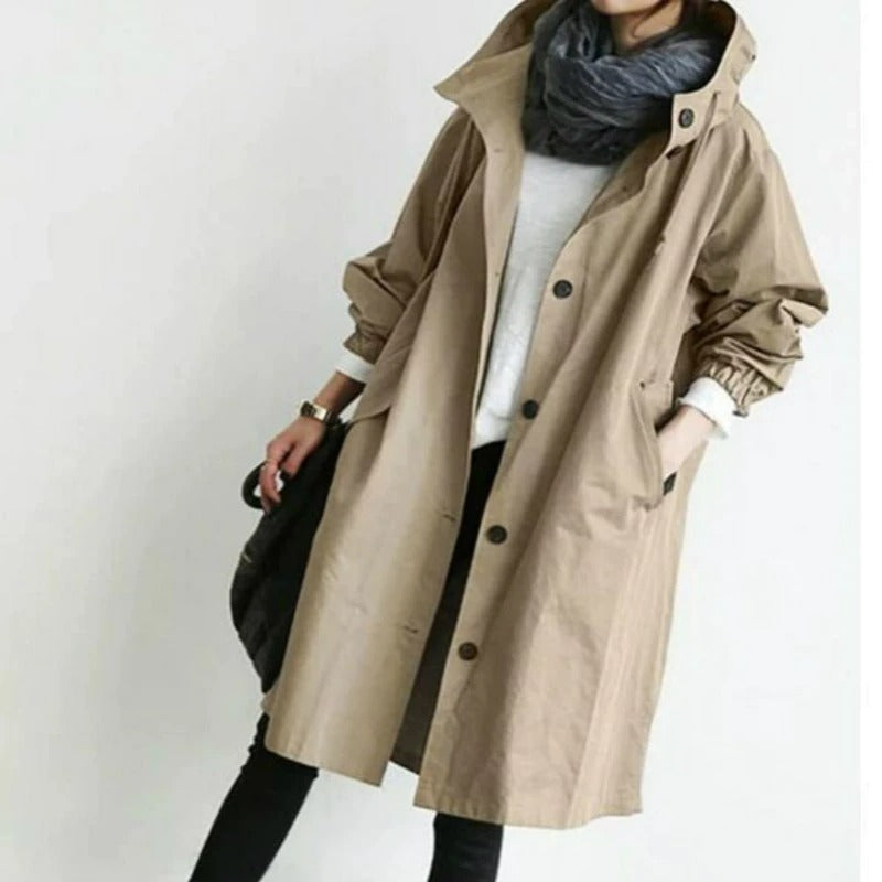 Damjacka Vattentät Trenchcoat Modern Design för Vardagsbruk 4
