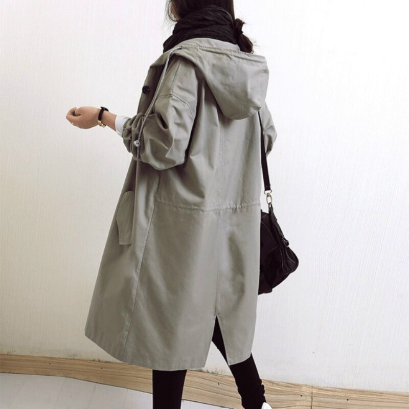 Damjacka Vattentät Trenchcoat Modern Design för Vardagsbruk 5