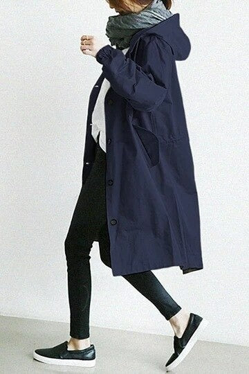 Damjacka Vattentät Trenchcoat Modern Design för Vardagsbruk 6