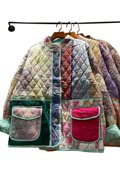 Damjacka Vinter Quiltad Med Fickor 0