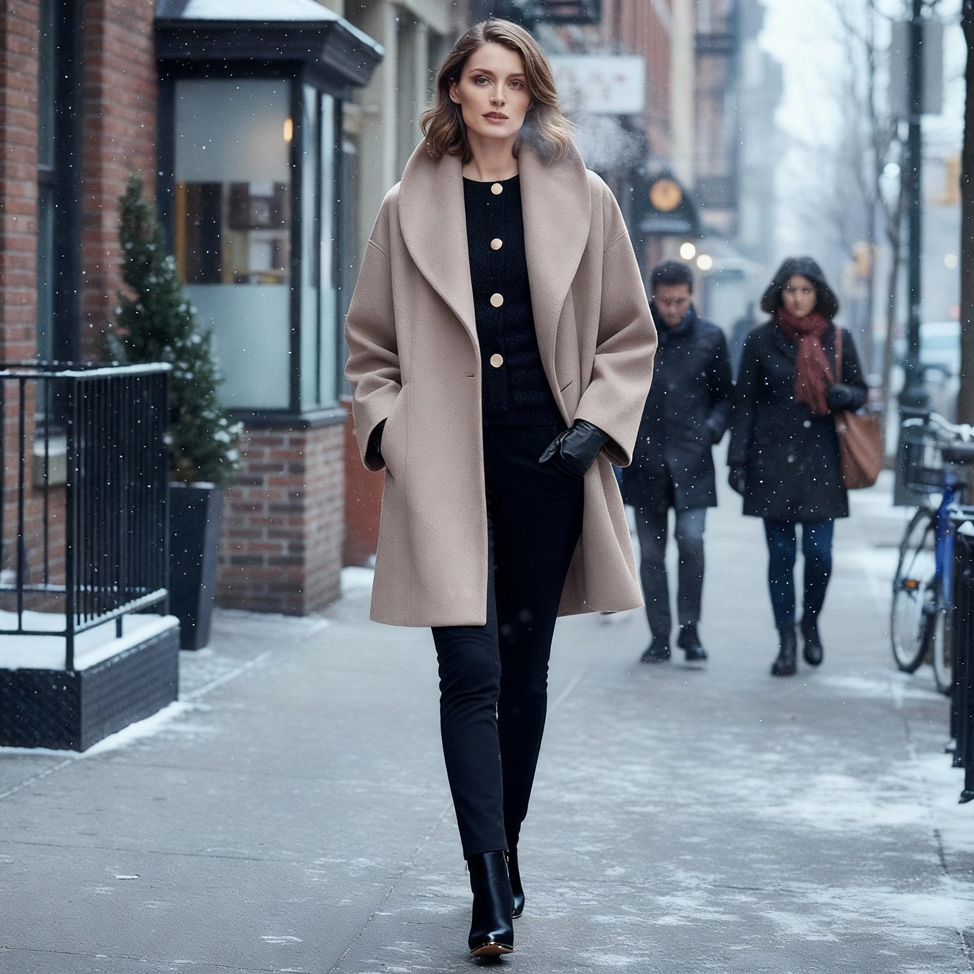 Damkappa Vindtät Casual Stil 4