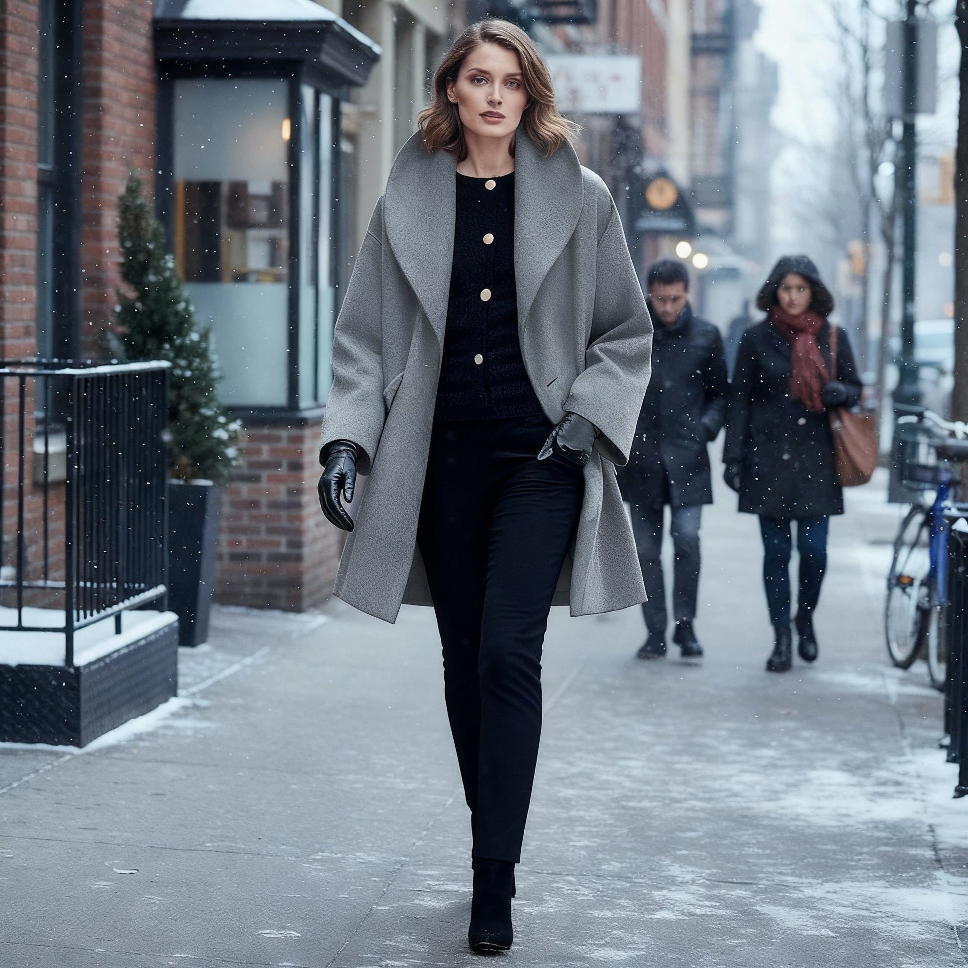 Damkappa Vindtät Casual Stil 5