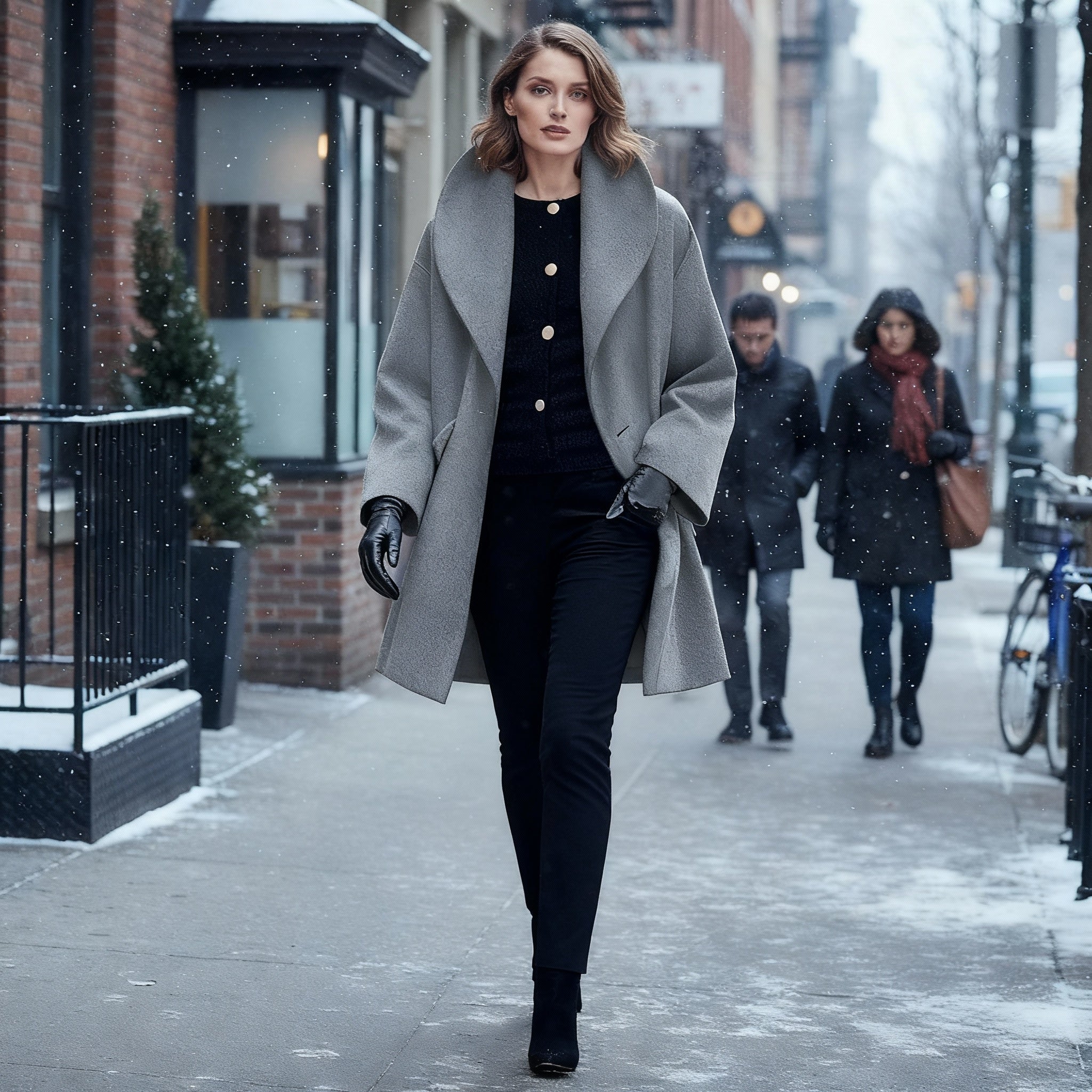 Damkappa Vindtät Casual Stil 5