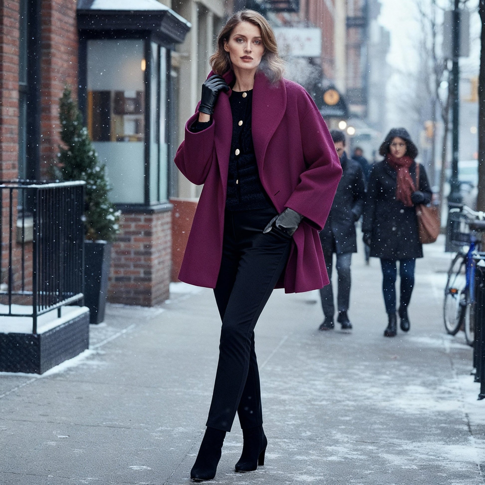 Damkappa Vindtät Casual Stil 6
