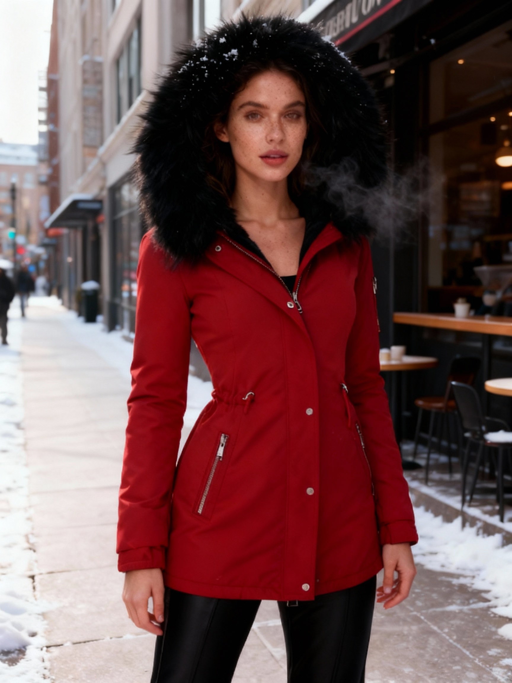 Damkappa för Vinter med Elegant Design 4