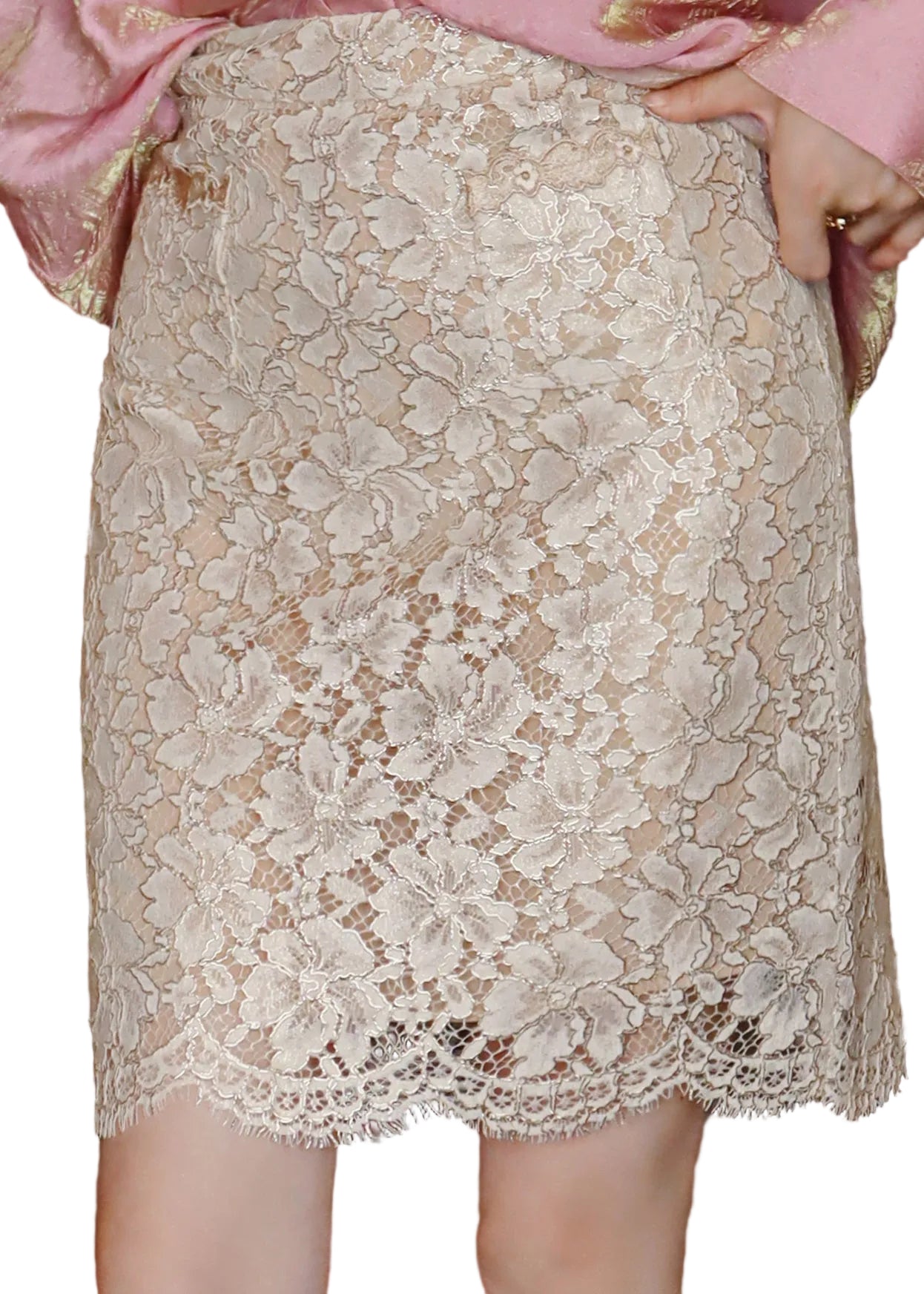 Damkjol Omlott Spets Sommarstil 0