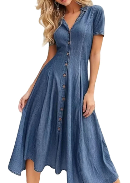 Damklänning Asymmetrisk Sommarstil 0