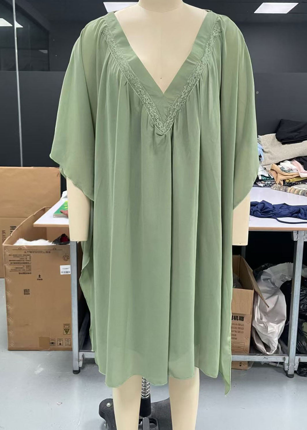 Damklänning Bohemisk Oversized Tvådelad Set 4