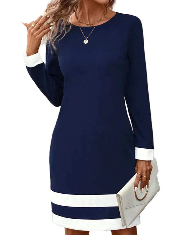 Damklänning Klassisk Stil Modern Design Högkvalitativa Tyger 0