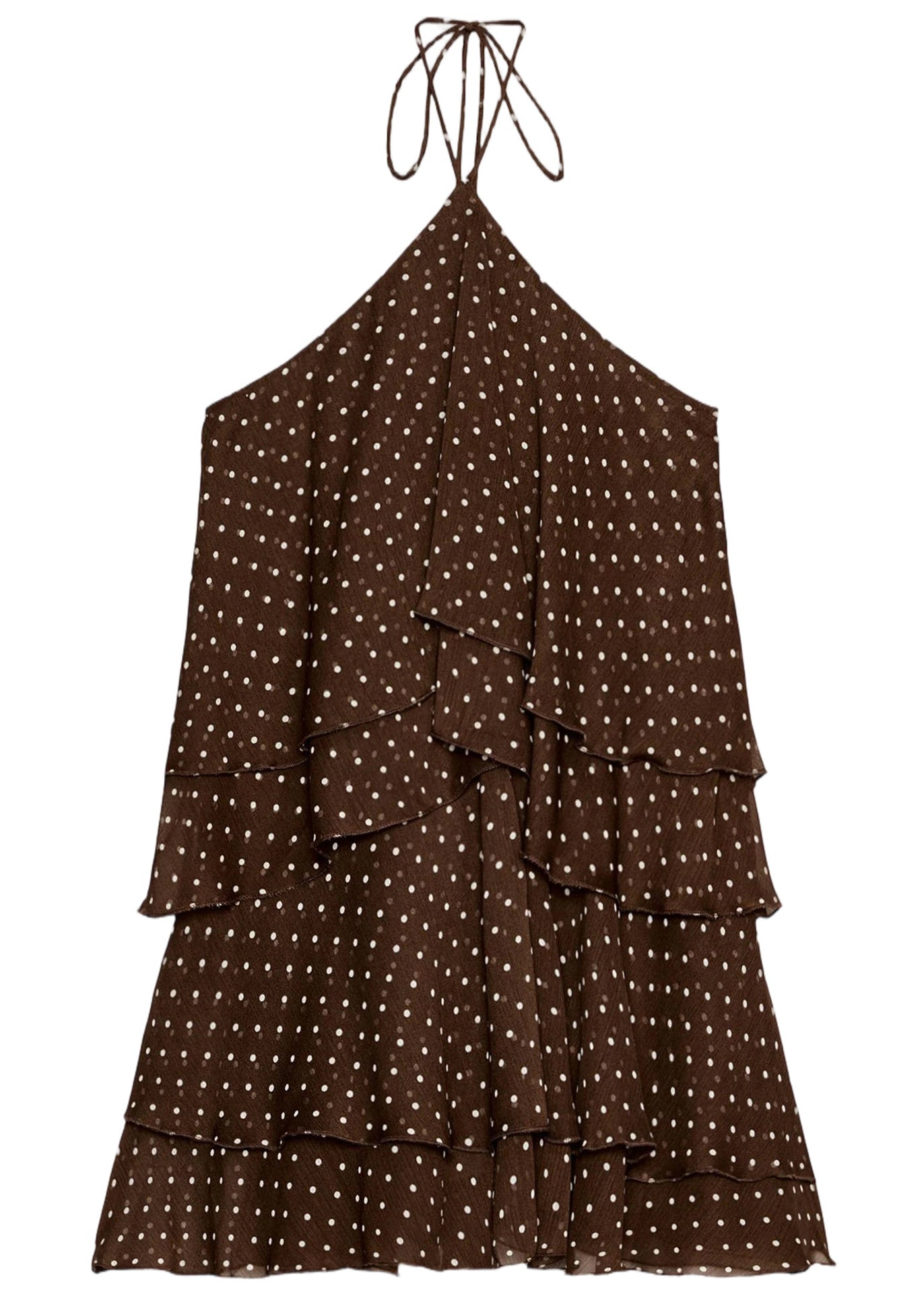 Damklänning Mini Halterneck Layered 2