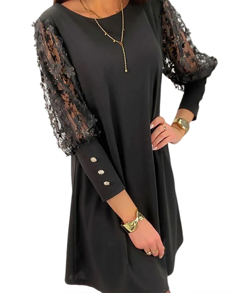 Damklänning Modern Stil Lyxigt Material 3