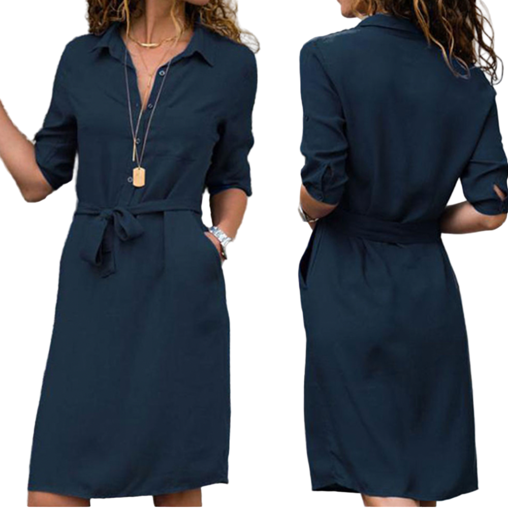 Damklänning Trendigt Design Lätt Material för Sommarens Evenemang 0