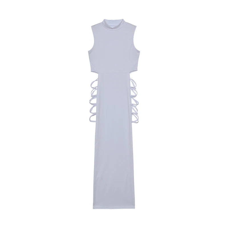 Damklänning med Criss Cross Cut Out 1