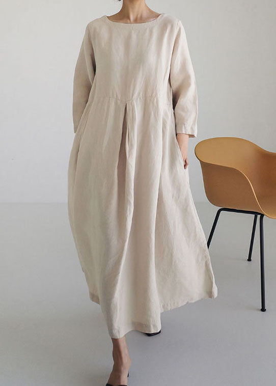 Damklänning med Fickor och Patchwork Design för Vår- och Sommarbruk 3