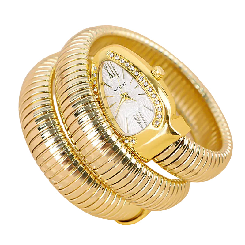 Damklocka Med Unik Remdesign Och Romerska Siffror 0