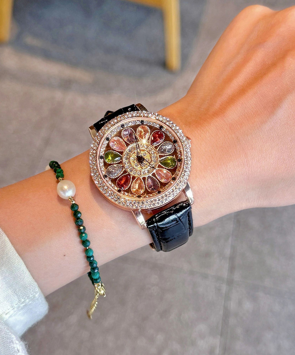 Damklocka Quartz Färgglad Design 4